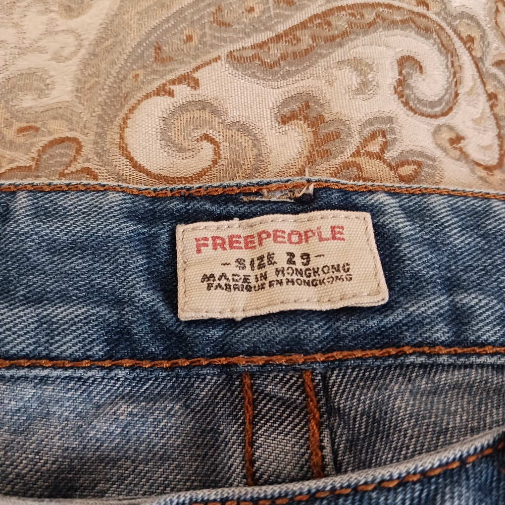 Free People Blue Denim Jeans